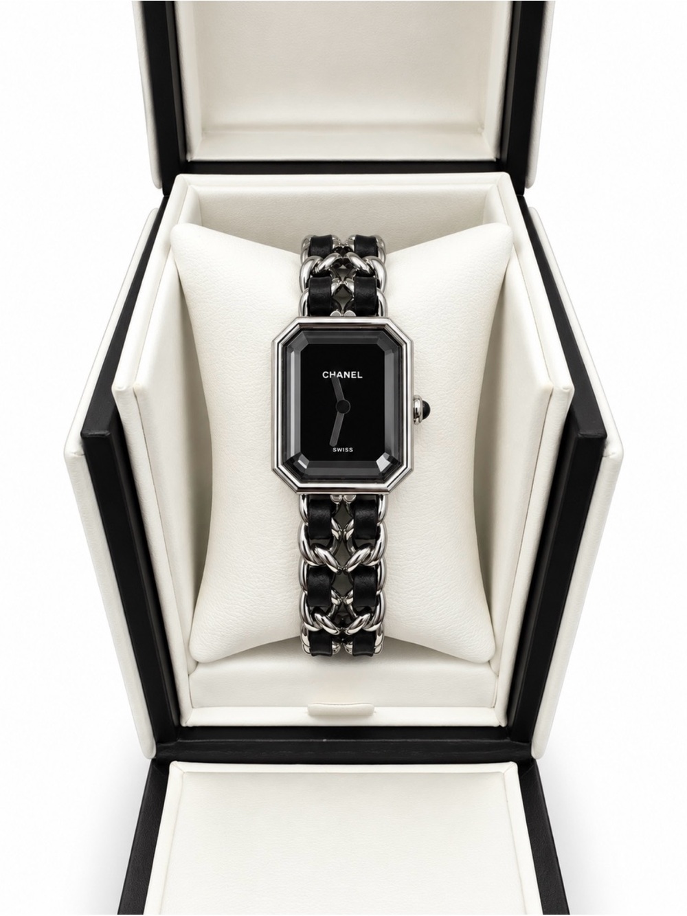 CHANEL N°N97 Ref. H7022 Women’s Black Dial Stainless  Leather/Metal Bracelet
